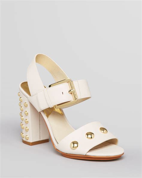 michael kors white heel